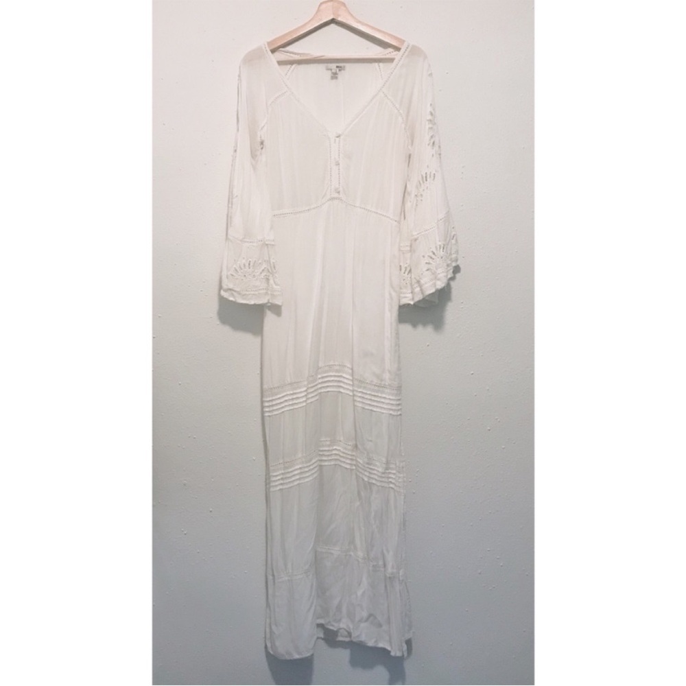 Amuse Society Boho White Maxi Dress
